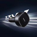 Ładowarka samochodowa Baseus Enjoyment 33W 2w1 2x USB-C - czarna