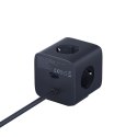 Listwa zasilająca Baseus EnerFill FA11 67W kostka USB-A + USB-C + 3 x gniazdo EU 1,5m - czarna