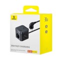 Listwa zasilająca Baseus PowerCombo Cube 30W 3xAC 2xUSB-A 2xUSB-C 1,5m - czarny