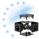 Listwa zasilająca Baseus PowerCombo Cube 30W 3xAC 2xUSB-A 2xUSB-C 1,5m - czarny