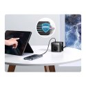 Listwa zasilająca Baseus PowerCombo Cube 30W 3xAC 2xUSB-A 2xUSB-C 1,5m - czarny