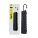 Stacja dokująca Baseus EliteJoy EH3 hub 12w1 USB-C - 2xHDMI 4K@60Hz DisplayPort 4K@60Hz 2xUSB-C 10Gb/s 2xUSB-A 5Gb/s USB-A 480Mb