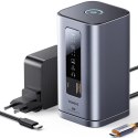Stacja dokująca Baseus Spacemate RD1 hub 11w1 USB-C - 2xHDMI 4K@60Hz 2xDP 4K@60Hz 2xUSB-A 10Gb/s USB-C 10Gb/s RJ45 USB-A 480Mb/s