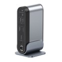 Stacja dokująca USB-C Baseus UnionJoy 2xHDMI4K@60Hz 1xDP4K@60Hz 3xUSB-A3.0 2xUSB-C3.0 2xUSB-A2.0 1xRJ45 PD PC 1xSD+TF 1x3.5mm mi