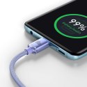 Kabel Baseus CAJY000605 USB-C - USB-C PD 100W 5A 480Mb/s 1,2m - fioletowy