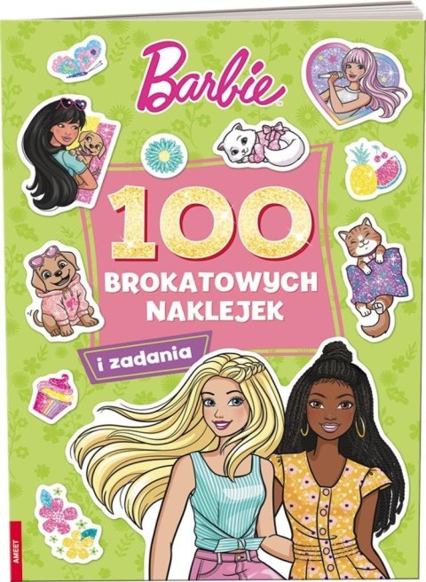 Barbie. 100 Brokatowych naklejek