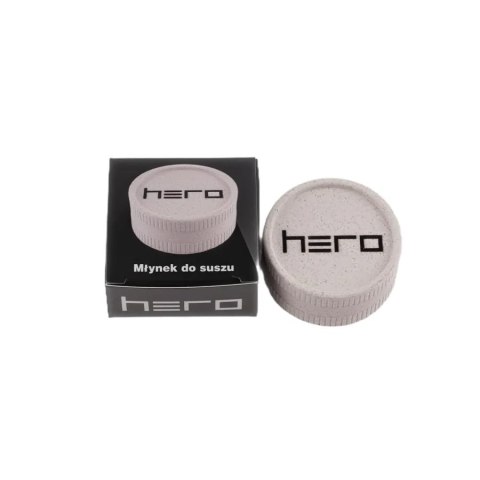 Młynek z włókna konopnego HERO - biały