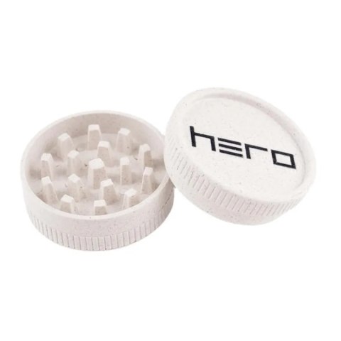 Młynek z włókna konopnego HERO - biały