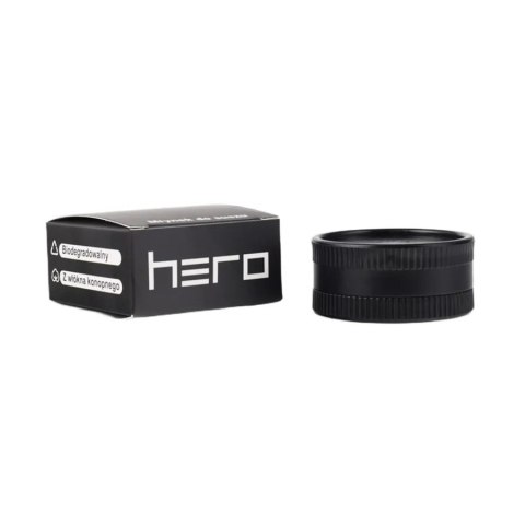 Młynek z włókna konopnego HERO - czarny