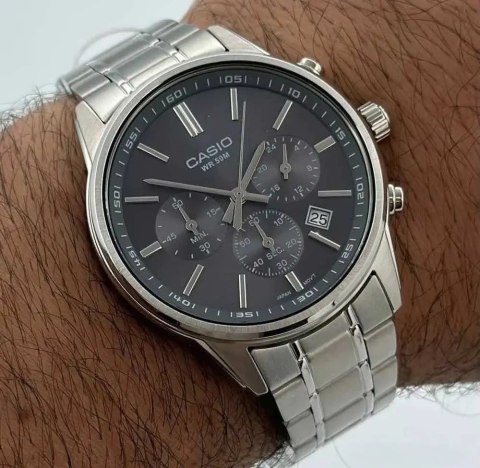 ZEGAREK MĘSKI CASIO MTP-E515D-8AV (zd265c) + BOX