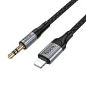 Kabel AUX Jack 3,5 mm do Lightning Hoco 1,5 m UPA33A czarny