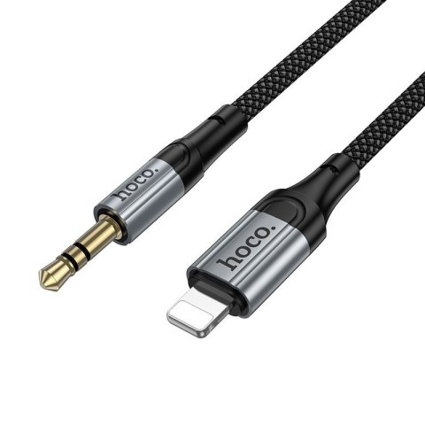 Kabel AUX Jack 3,5 mm do Lightning Hoco 1,5 m UPA33A czarny