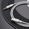 Kabel AUX Jack 3,5 mm do USB C Hoco 1 m UPA19 srebrny