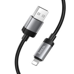 Kabel USB A do Lightning Hoco 2,4A 1 m X117 czarny