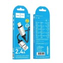Kabel USB A do Lightning Hoco 2,4A 1 m X117 czarny