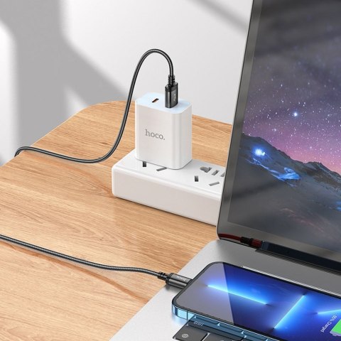 Kabel USB A do Lightning Hoco 2,4A 2 m X89 czarny