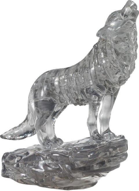 Crystal Puzzle - Wilk (czarny)