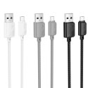 Kabel USB A do Micro USB Hoco 2,4A 1 m X113 biały