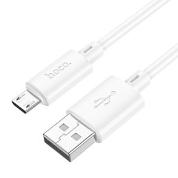 Kabel USB A do Micro USB Hoco 2,4A 1 m X88 biały