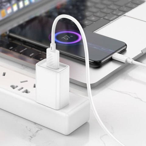 Kabel USB A do Micro USB Hoco 2,4A 1 m X88 biały