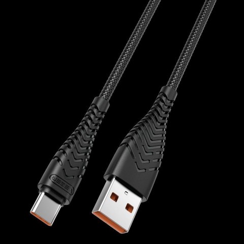 Kabel USB A do Typ C VEGER 2,4A V104 1,2 m czarny