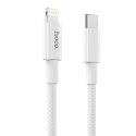 Kabel USB C do Lightning Hoco PD 3A 20W 1 m X56 biały