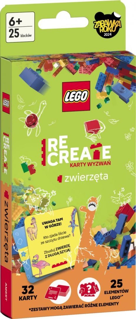 Lego Recreate. Karty Wyzwań. Zwierzęta