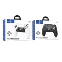 Pad bezprzewodowy do PS5 kompatybilny z grami PS5/PS4 Hoco GA32 czarny