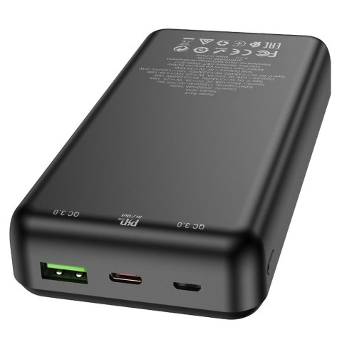 HOCO powerbank 20 000 mAh PD QC3.0 3A 20W J87A czarny