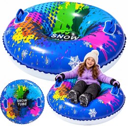 Koło Dmuchane Do Zjazdów Na Śniegu Opona Snow Tube Kolorowa 85 cm