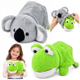 Pluszowy Koala Żaba 2w1 Dwustronna Maskotka Przytulanka 25cm