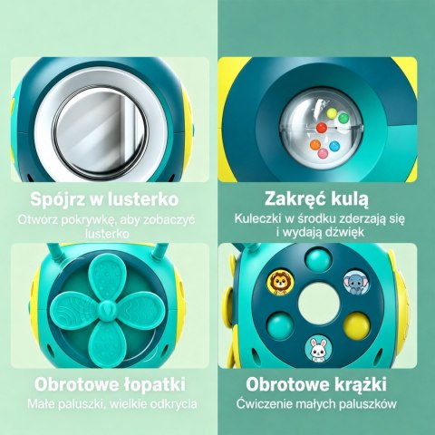 Woopie Interaktywna Kula Edukacyjna Montessori Pianinko