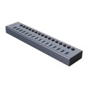 Hub Orico BT2U3-16AB 16x USB-A 3.0 z włącznikami - szary