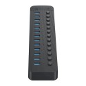 Hub Orico CT2U3-13AB 13x USB-A 3.0 z włącznikami - czarny