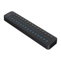 Hub Orico CT2U3-16AB 16x USB-A 3.0 z włącznikami - czarny