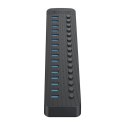 Hub Orico CT2U3-16AB 16x USB-A 3.0 z włącznikami - czarny