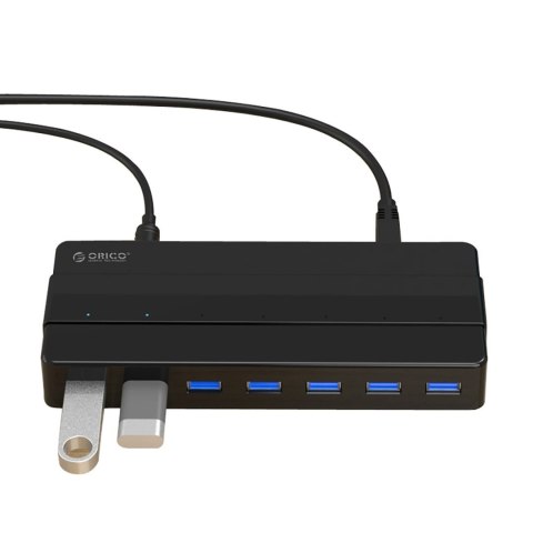 Hub Orico H7928-U3-V1 7x USB-A 3.0 - czarny