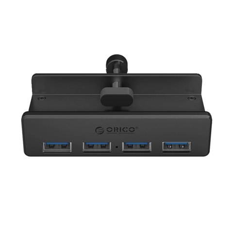 Hub Orico MH4PU montowany na zacisk 4x USB-A 3.0 - czarny