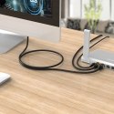 Kabel sieciowy Ethernet Orico PUG-C7 CAT7 10Gbps RJ45 internetowy LAN okrągły 20 m - czarny