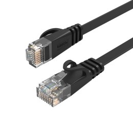 Kabel sieciowy Ethernet Orico PUG-C7B CAT7 10Gbps RJ45 internetowy LAN płaski 20 m - czarny