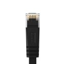 Kabel sieciowy Ethernet Orico PUG-C7B CAT7 10Gbps RJ45 internetowy LAN płaski 20 m - czarny