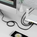 Kabel sieciowy Ethernet Orico PUG-C7B CAT7 10Gbps RJ45 internetowy LAN płaski 20 m - czarny