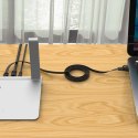 Kabel sieciowy Ethernet Orico PUG-C7B CAT7 10Gbps RJ45 internetowy LAN płaski 20 m - czarny