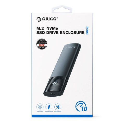 Kieszeń dyskowa Orico PWM2-G2 M.2 NVME USB-C 10Gb/s - czarna