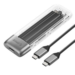 Kieszeń dyskowa Orico TXM2-C3 M.2 NVME USB-C 3.2 10Gb/s - szara
