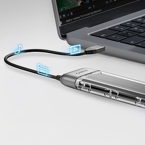 Kieszeń dyskowa Orico TXM2-C3 M.2 NVME USB-C 3.2 10Gb/s - szara