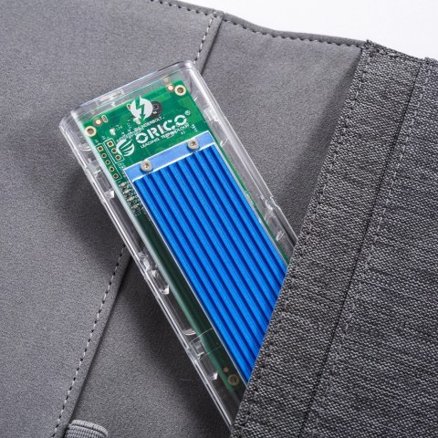 Kieszeń dyskowa Orico TCM2-C3 M.2 NVME na USB-C 10Gb/s - niebieska