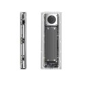 Kieszeń dyskowa Orico TCM2-G20 M.2 NVME USB-C 3.2 20Gb/s - srebrna/przezroczysta