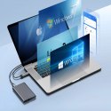 Kieszeń dyskowa podwójna Orico AM2C3-2SN na dwa dyski M.2 SATA+NVME USB-C 3.2 6Gb/s / 10Gb/s - szara