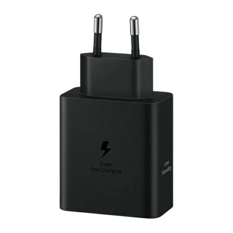 Ładowarka Samsung Power Adapter Duo EP-T5020XBEGEU sieciowa 2x USB-C 50W - czarna